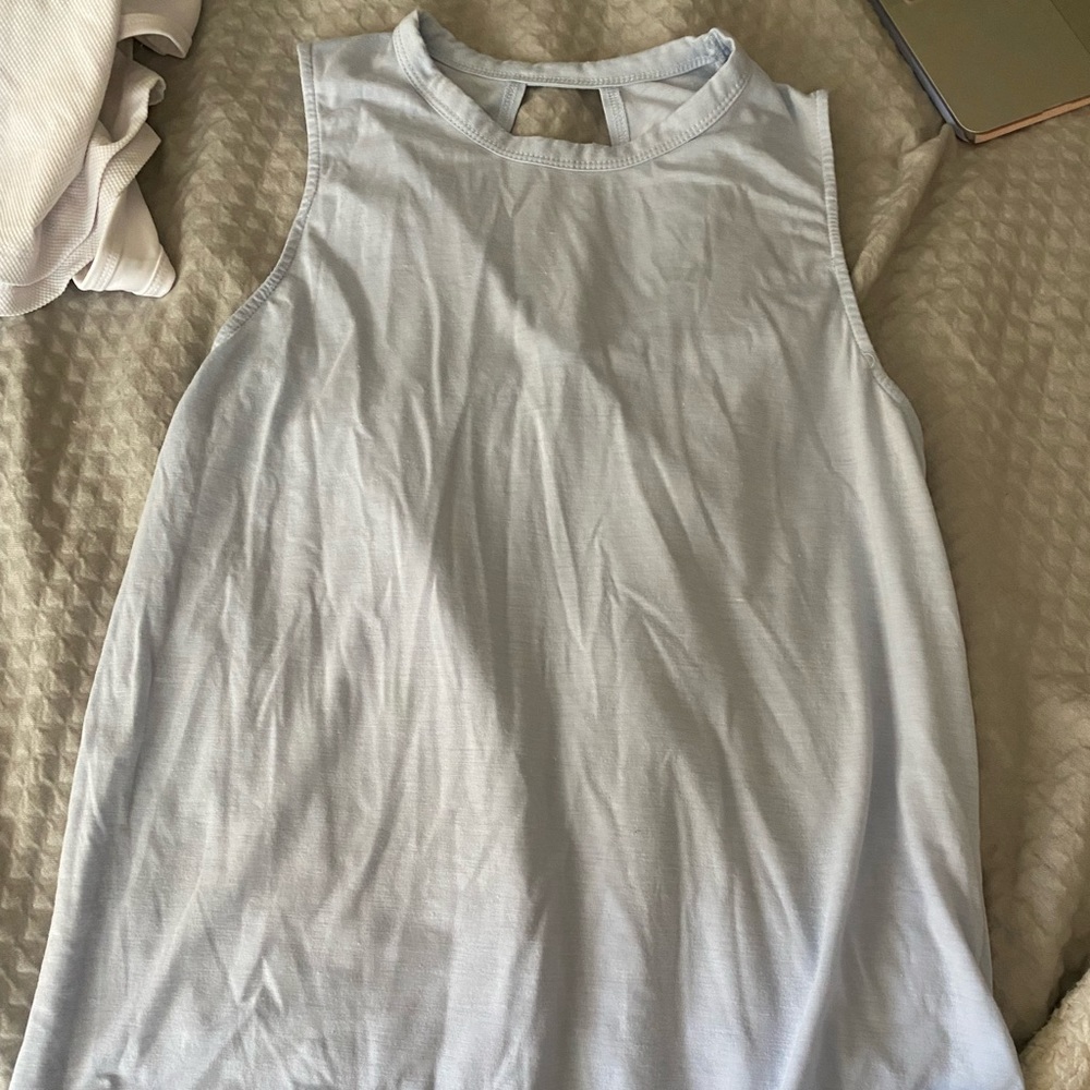 Baby blue workout tanktop